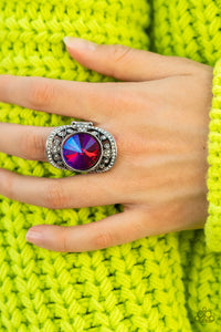 Galactic Garden - Pink Paparazzi Ring