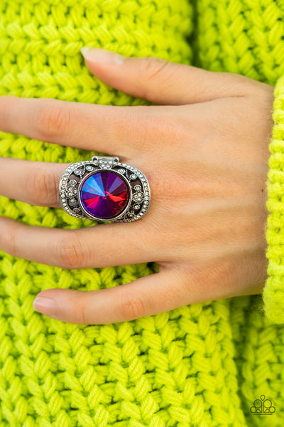 Galactic Garden - Pink Paparazzi Ring