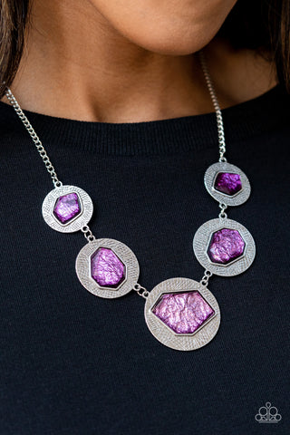 Raw Charisma - Purple Paparazzi Necklace