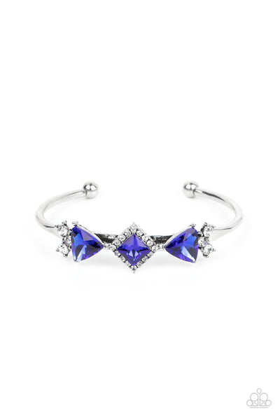 Strategic Sparkle - Blue Paparazzi Bracelet