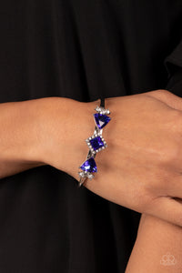 Strategic Sparkle - Blue Paparazzi Bracelet
