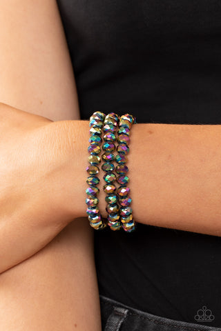 Supernova Sultry - Multi Paparazzi Bracelet