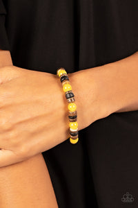 Durango Drifter - Yellow Paparazzi Bracelet