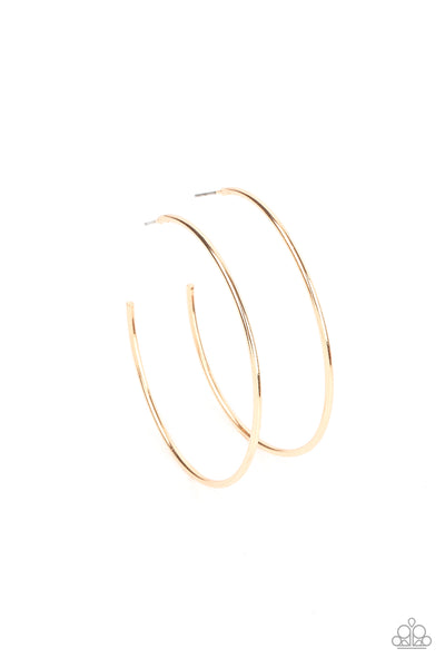 Can I Get a HOOP HOOP - Gold Paparazzi Hoop Earrings