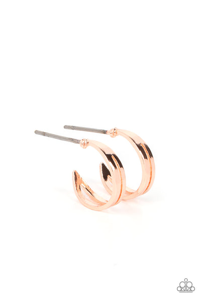 SMALLEST of Them All - Gold Paparazzi Hoop Earrings