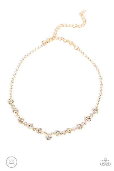 Regal Rebel - Gold Paparazzi Choker Necklace