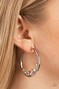 Attractive Allure - Orange Paparazzi Hoop Earrings