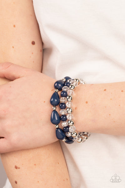 Beachside Brunch - Blue Paparazzi Bracelet