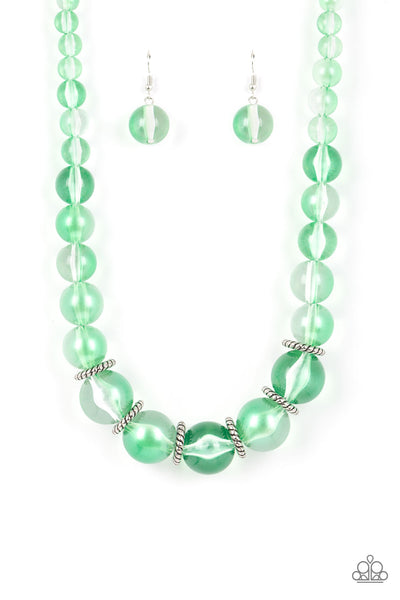 Marina Mirage - Green Paparazzi Necklace