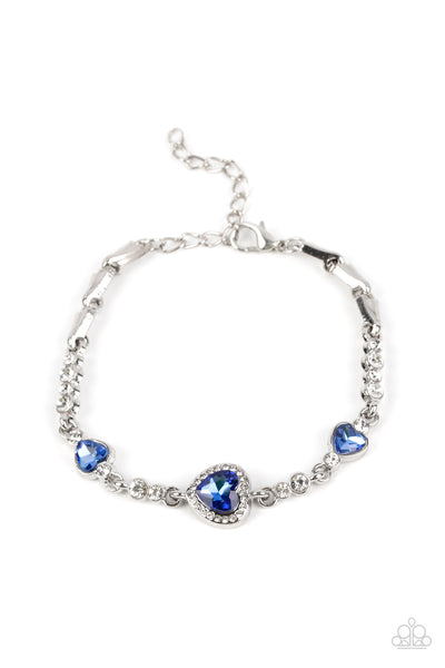 Amor Actually - Blue Paparazzi Bracelet