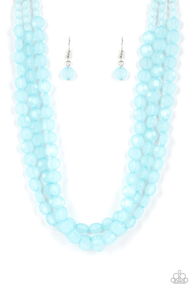 Boundless Bliss - Blue Paparazzi Necklace