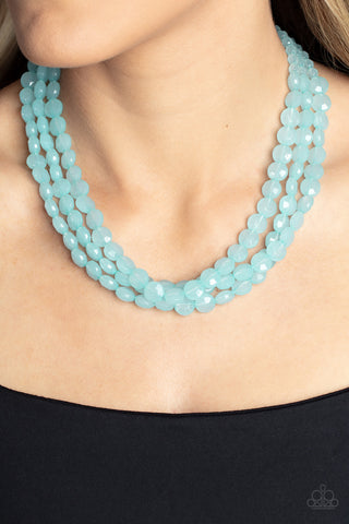 Boundless Bliss - Blue Paparazzi Necklace