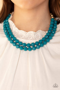 Greco Getaway - Blue Paparazzi Necklace