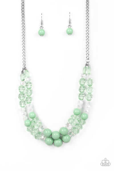 Vera-CRUZIN - Green Paparazzi Necklace