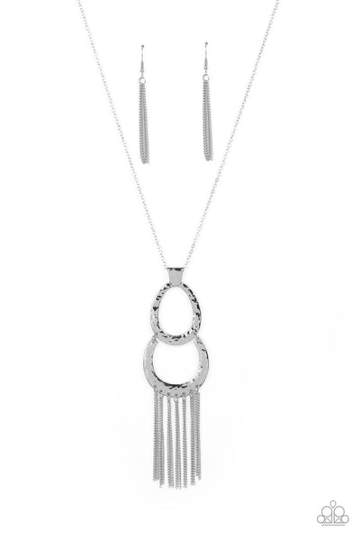 Reeling in Relics Silver Paparazzi Necklace