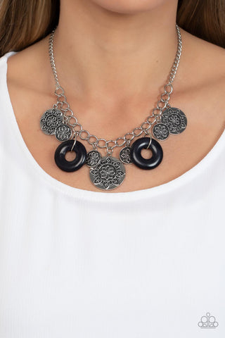 Western Zen Paparazzi Black Necklace