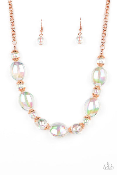 Prismatic Magic - Copper Paparazzi Necklace