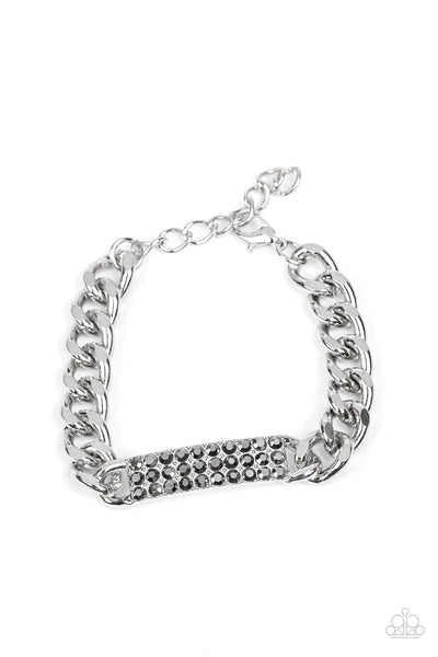 Icy Impact - Silver Paparazzi Bracelet