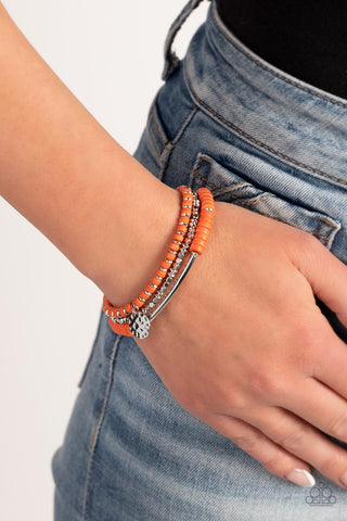Terraform Trendsetter Paparazzi Orange Bracelet