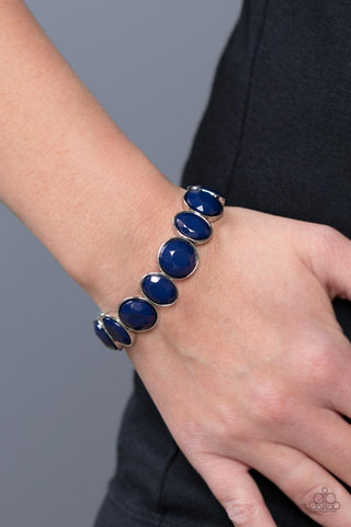 Whimsical Glow - Blue Bracelet Paparazzi