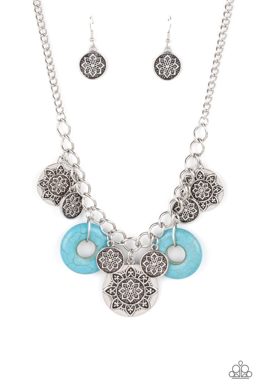 Western Zen Paparazzi Blue Necklace