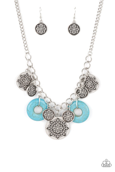 Western Zen Paparazzi Blue Necklace