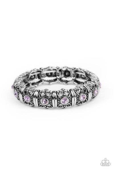 Ageless Glow - Purple Paparazzi Bracelet