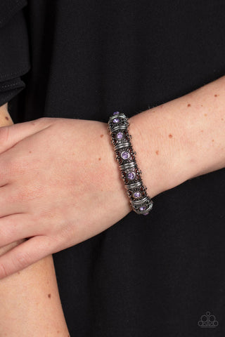 Ageless Glow - Purple Paparazzi Bracelet