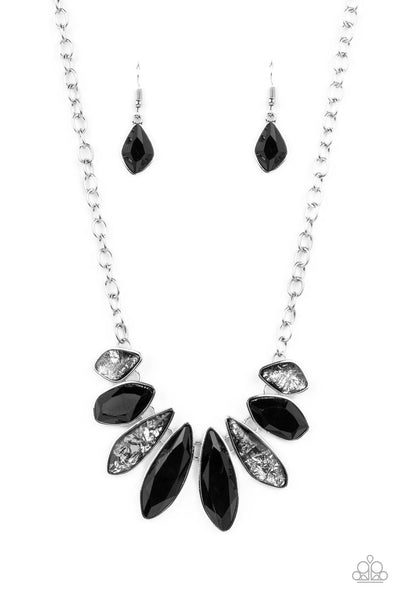 Crystallized Couture - Black Paparazzi Necklace