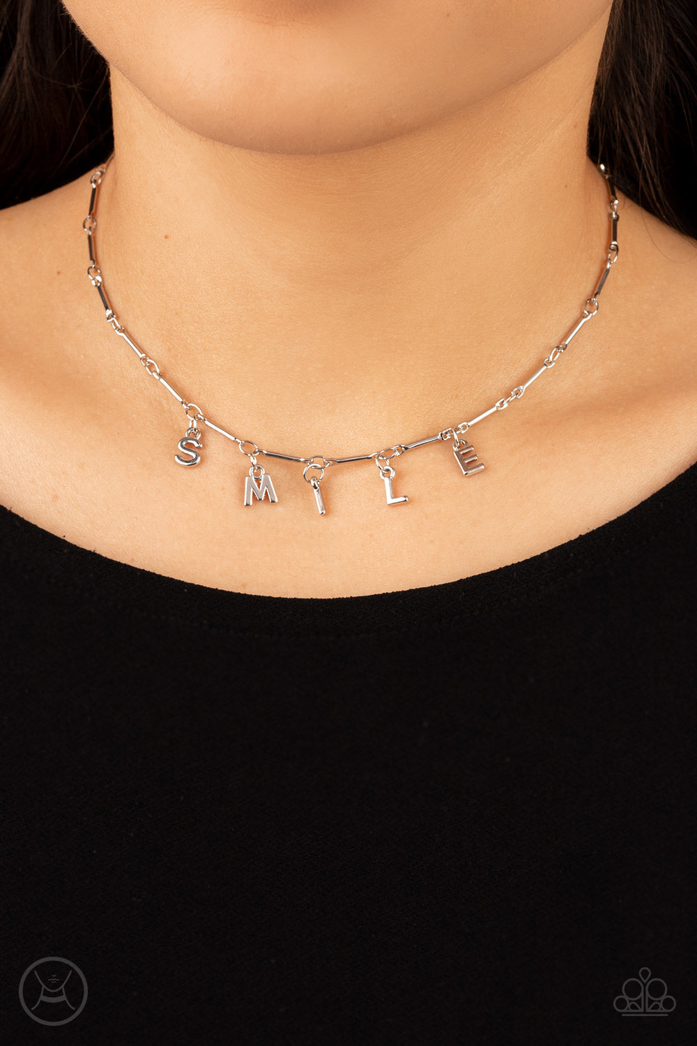 Say My Name - Silver Paparazzi Choker/Necklace