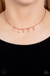 Say My Name - Copper Necklace Paparazzi