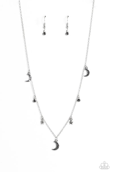 Lunar Lagoon - Silver Paparazzi Necklace