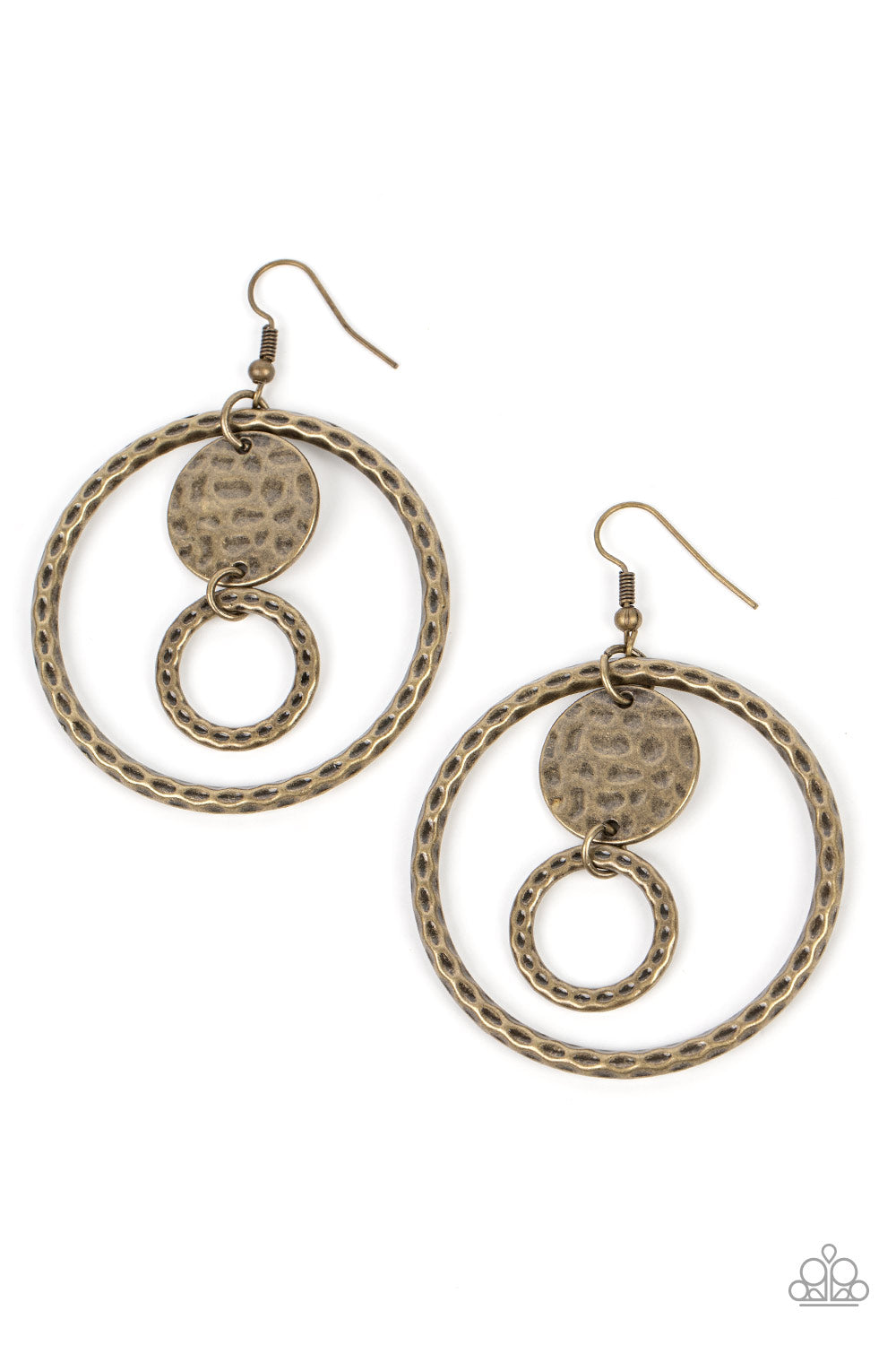 Paparazzi brass deals earrings