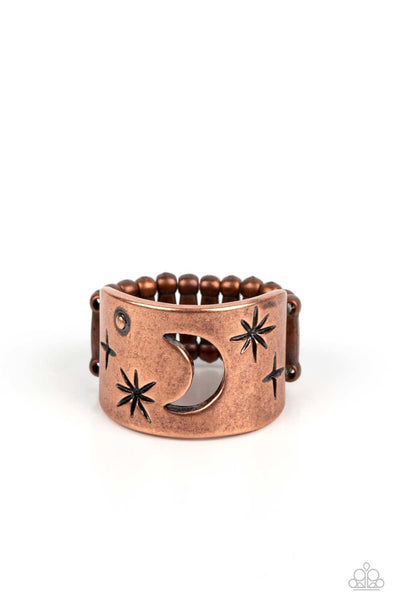 Lunar Levels - Copper Paparazzi Ring