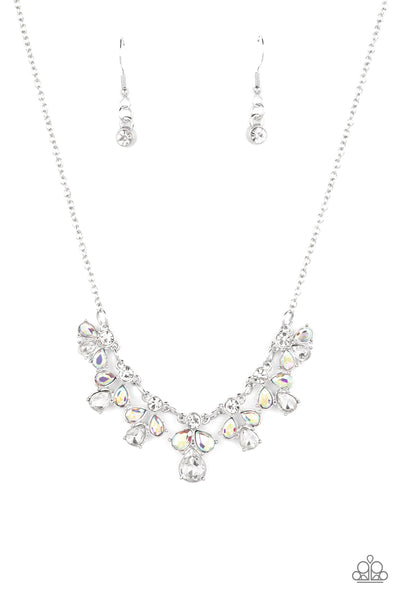 See in a New STARLIGHT - White Paparazzi Necklace