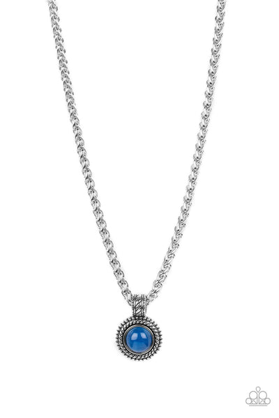 Pendant Dreams - Blue Paparazzi Necklace