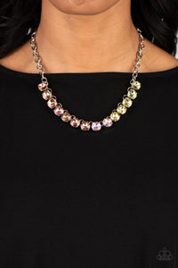 Rainbow Resplendence - Orange Paparazzi Necklace