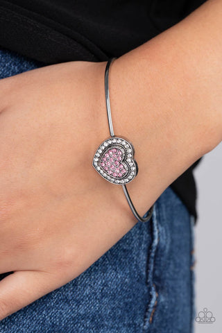 Stunning Soulmates Pink Paparazzi Bracelet
