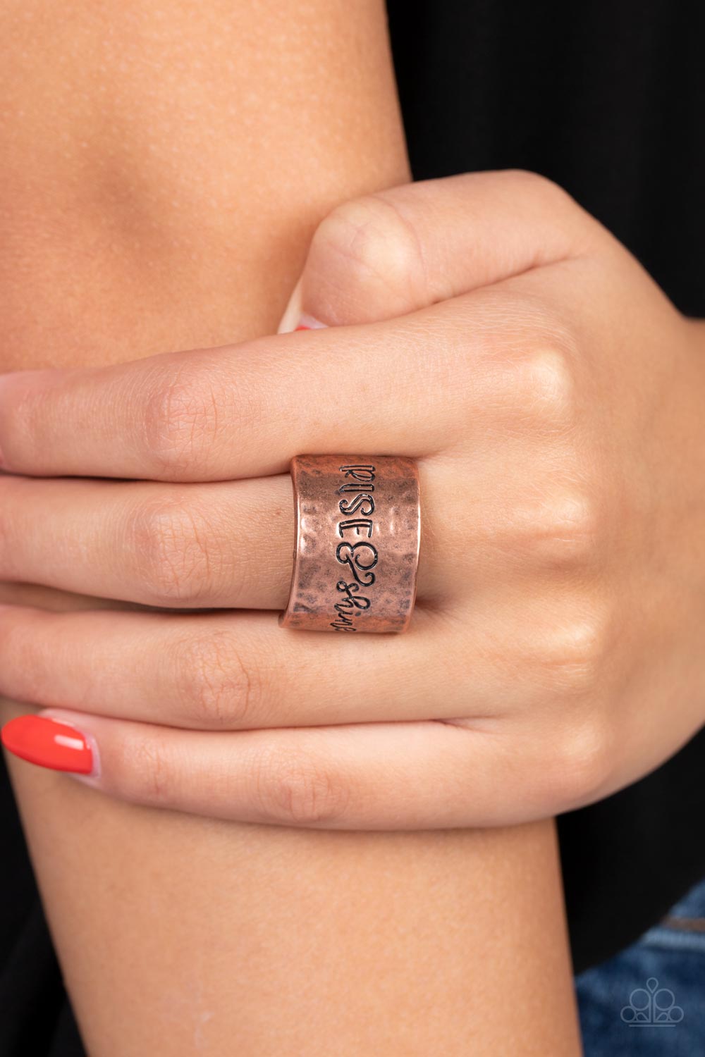 Sunrise Street Copper Paparazzi Ring