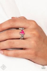 Contemporary Charm - Pink Paparazzi Ring