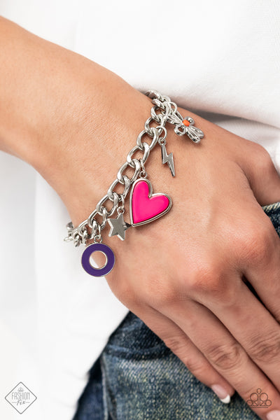 Turn Up the Charm - Multi Paparazzi Bracelet