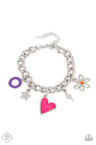 Turn Up the Charm - Multi Paparazzi Bracelet