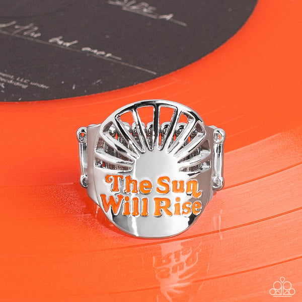 The Dawn After Tomorrow - Orange Paparazzi Ring