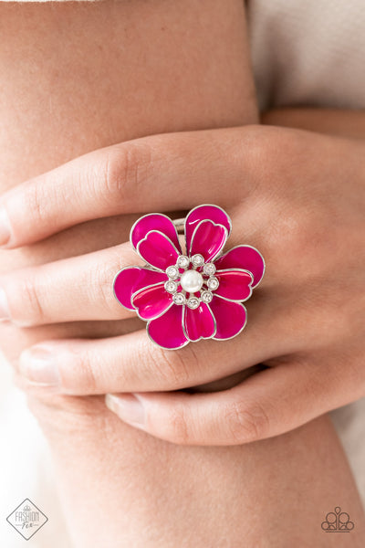 Budding Bliss - Pink Paparazzi Ring