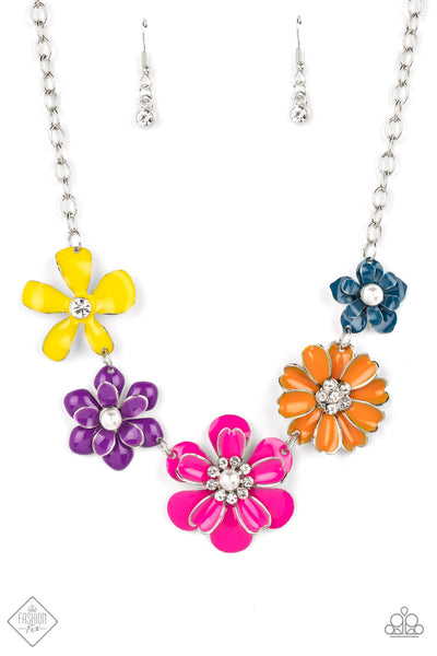 Floral Reverie - Multi Paparazzi Necklace