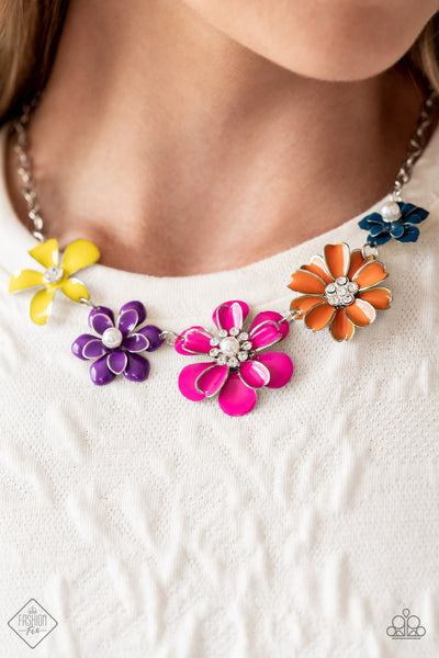 Floral Reverie - Multi Paparazzi Necklace