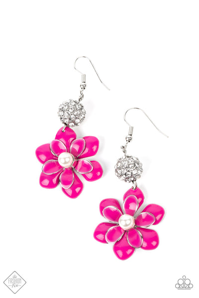 Bewitching Botany - Pink Paparazzi Earrings