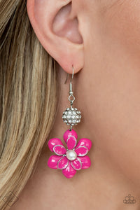 Bewitching Botany - Pink Paparazzi Earrings