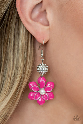 Bewitching Botany - Pink Paparazzi Earrings