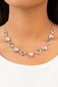 Contemporary Cupid - Pink Paparazzi Necklace (Valentine's)